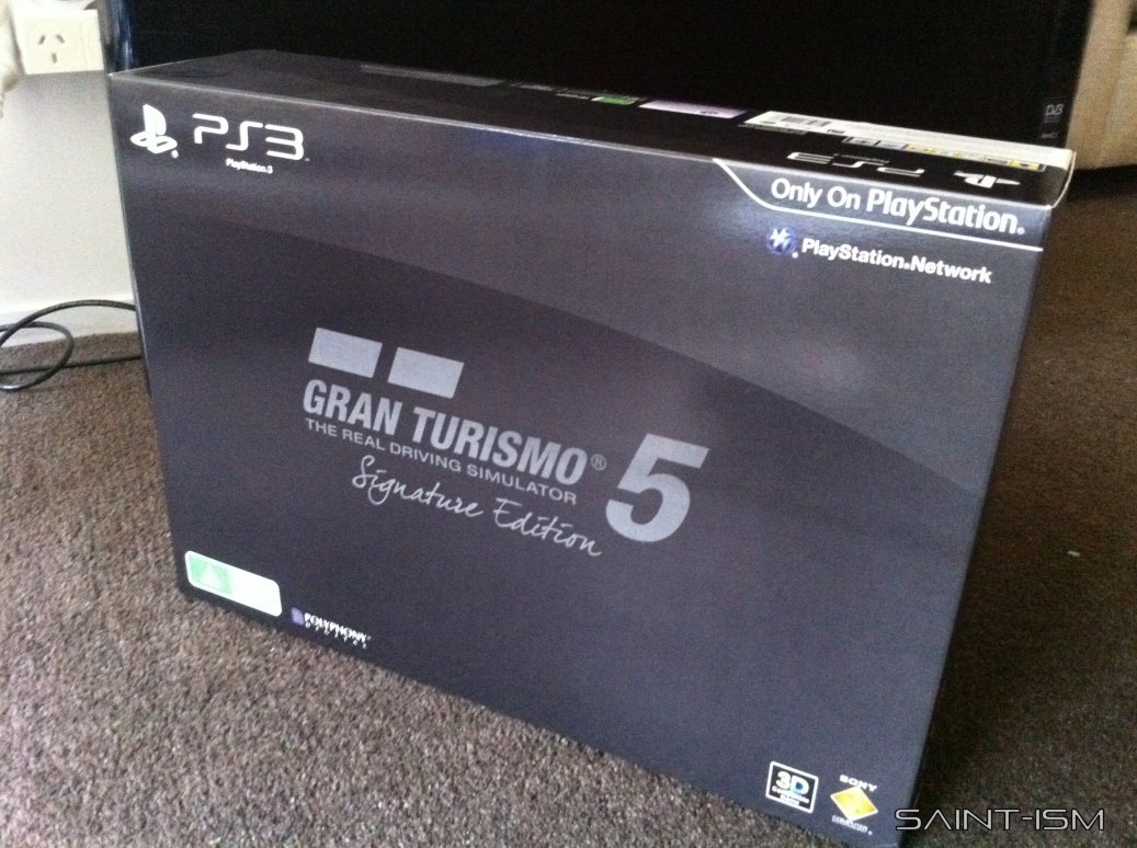 just curious about gt5 signature edition