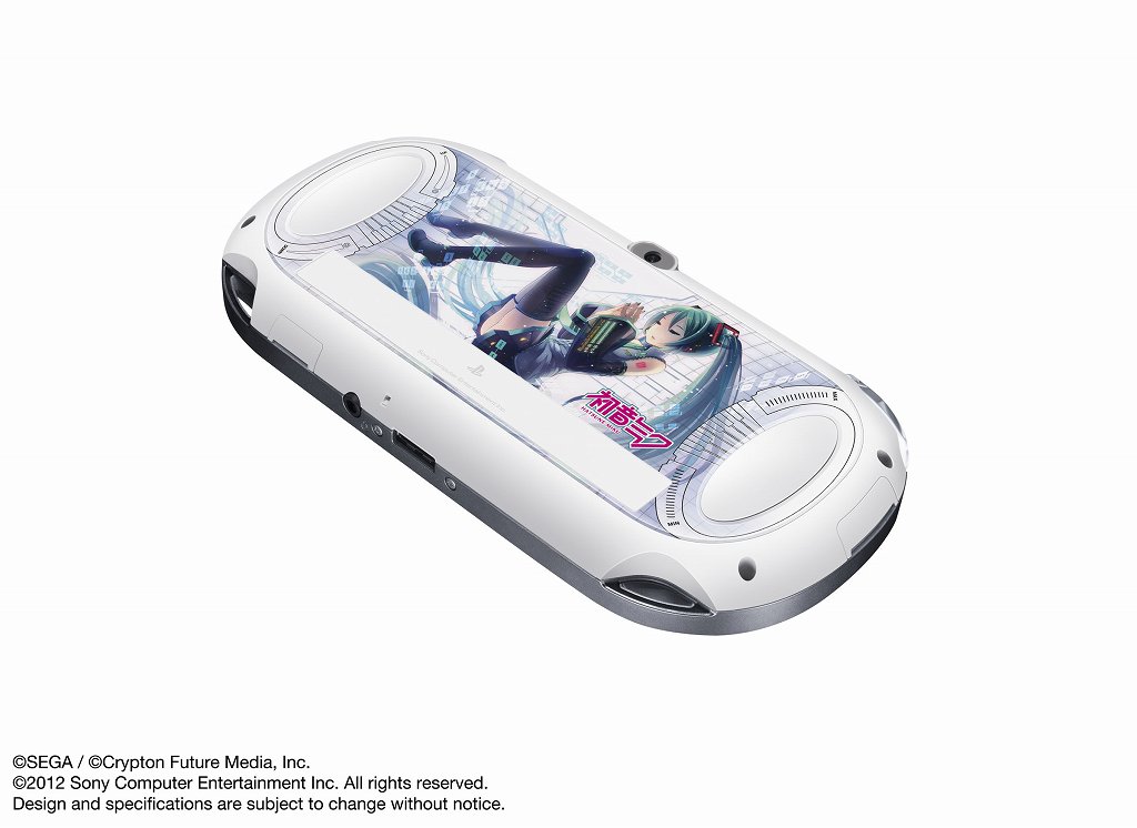 Crystal White Playstation Vita and Hatsune Miki Limited Edition