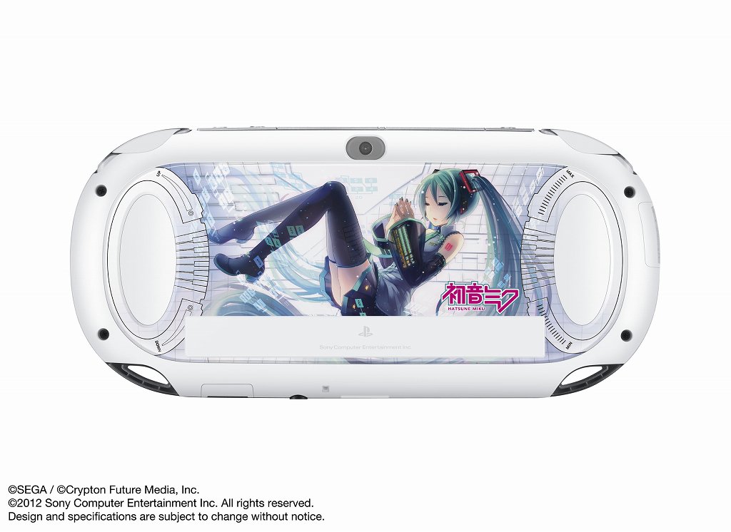 Crystal White Playstation Vita and Hatsune Miki Limited Edition 