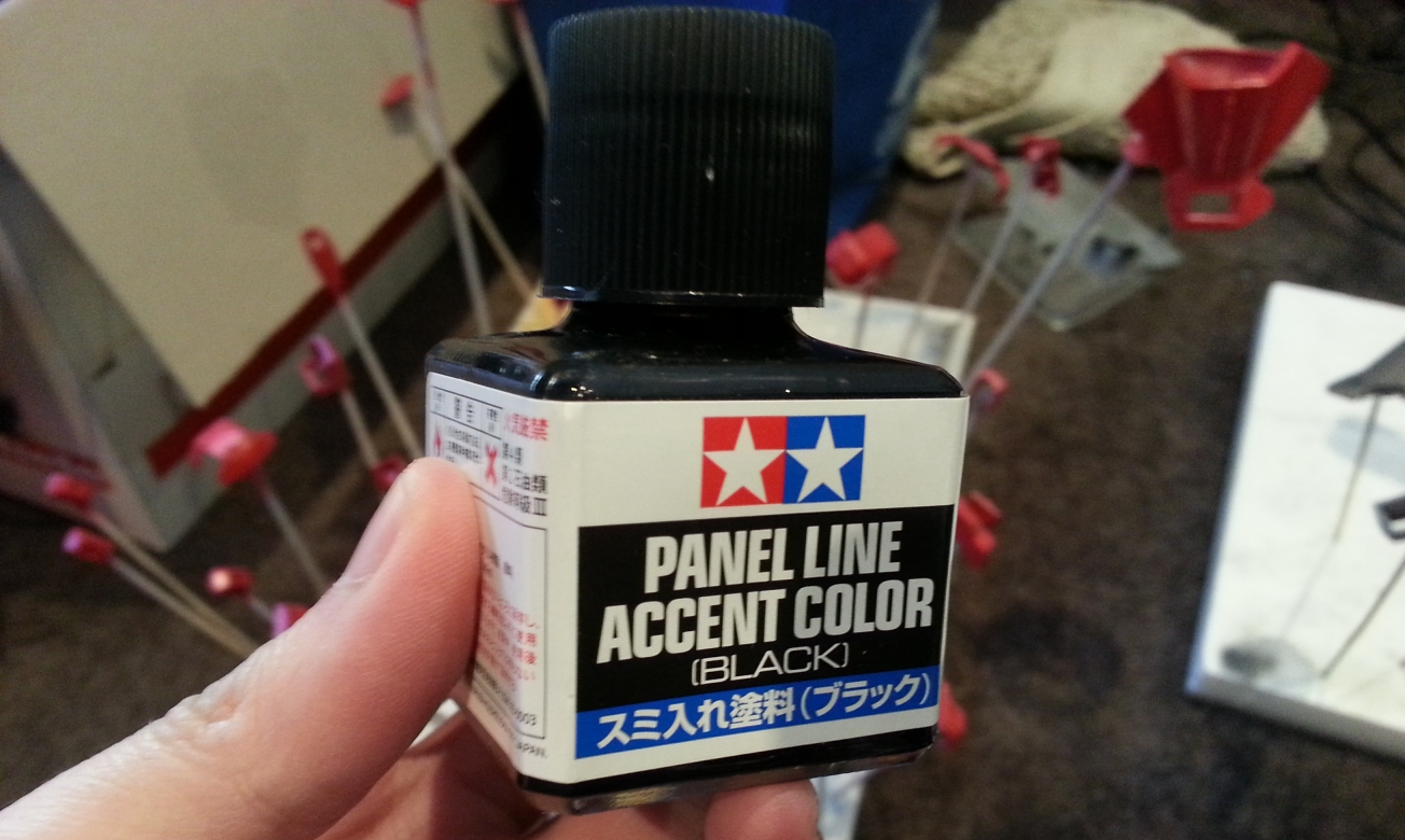 Tamiya Gray Panel Line Accent Color or Wash (40 ml)