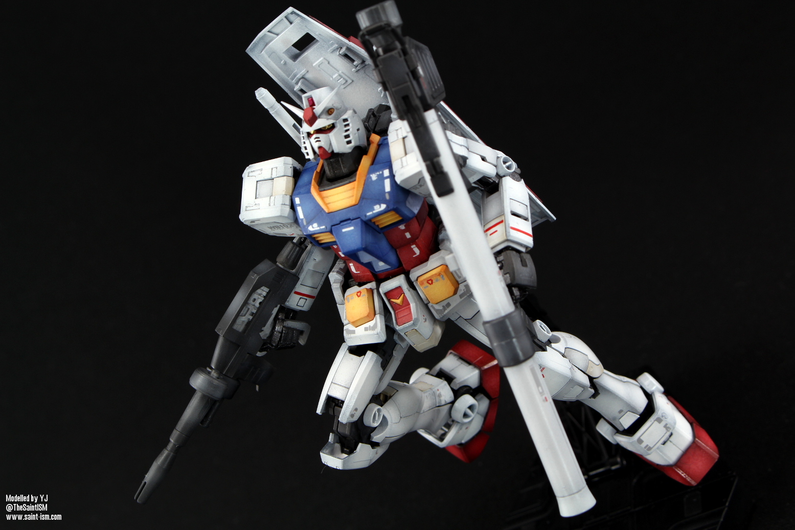 Rg Rx 78 2 Gundam Saint Ism Gaming Gunpla Digital Art