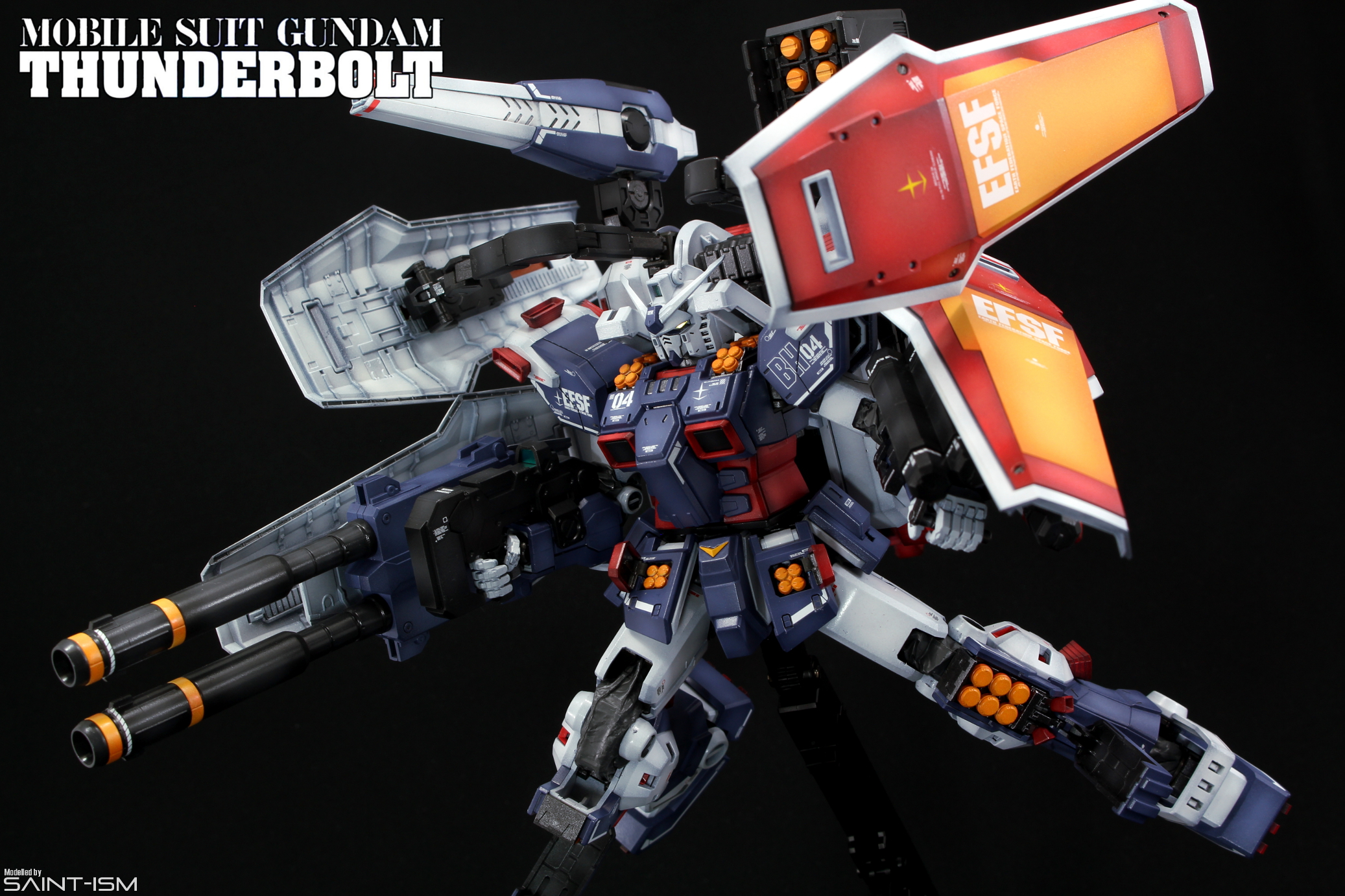 Mg Full Armor Gundam Gundam Thunderbolt Ver Ka Saint Ism Gaming Gunpla Digital Art