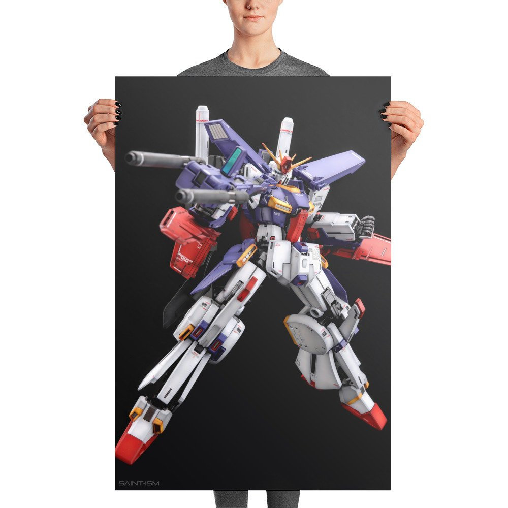 ZZ Gundam Print by Saint-ism